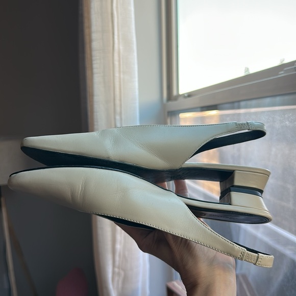 Massimo Dutti SLINGBACK BALLERINAS 7.5 Beige - Picture 4 of 12